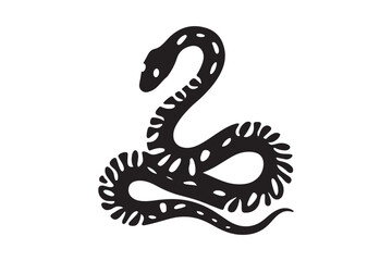 Snake Silhouettes for Logos, Stickers, and Digital Prints