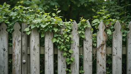 old wooden fence