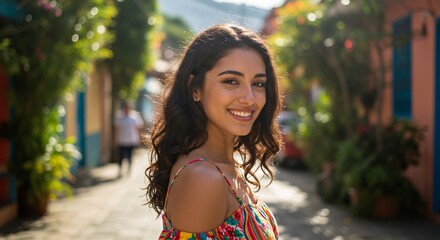  photorealistic portrait of a woman from Colombia
