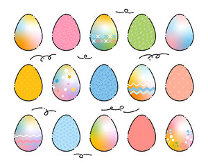イースターエッグの素材
