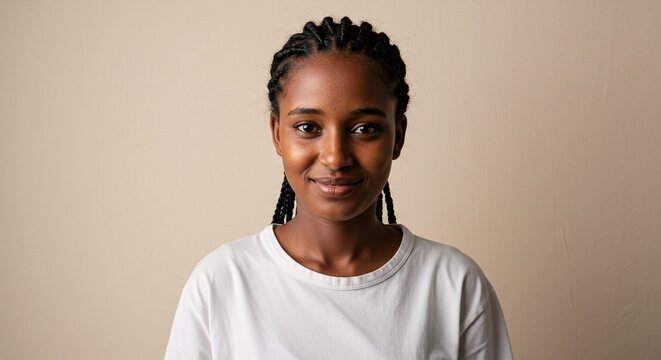 photorealistic portrait of a woman from Eritrea