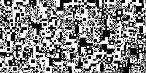 Fototapeta premium Monochrome Fractal Grid Pattern for Digital Abstract Background Design