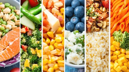 Diverse Nutritious Foods Celebrating Cultural Cuisines