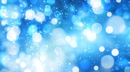 Obraz premium A blue background with white and blue circles. abstract background of technology wave and dot.