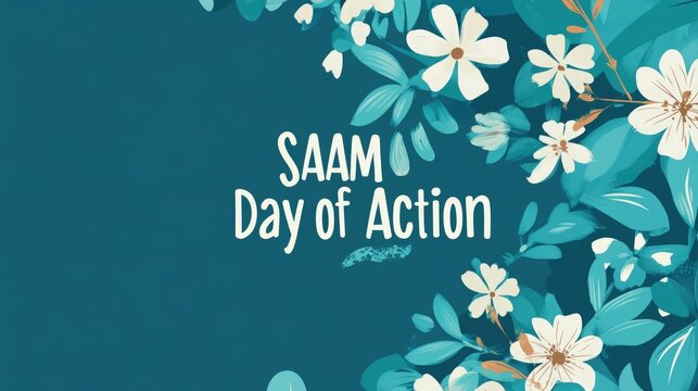 Floral Design for SAAM Day of Action Event