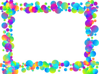 Glamour flying confetti scatter vector background. Rainbow round particles fiesta decor. Cracker poppers party confetti. Prize event decor illustration. Popper entertainment