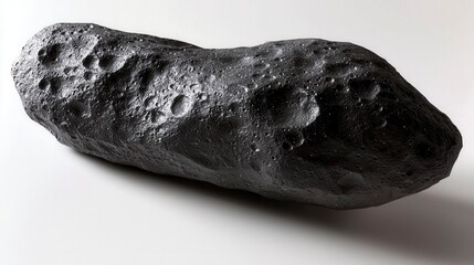 Space Rock on White Background