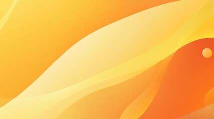 Abstract orange yellow waves background