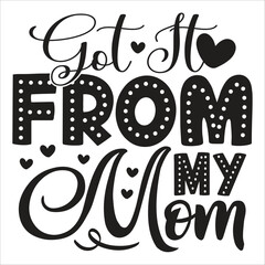 Fototapeta premium got it from my mom