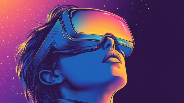 Virtual Reality Experience: Futuristic Art