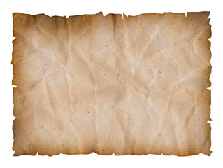 blank map, manuscript, customizable treasure map, paper scroll, template, isolated, extracted on...