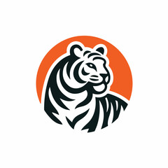 vector image of tiger logo