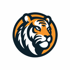 vector image of tiger logo