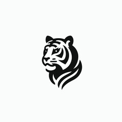vector image of tiger logo