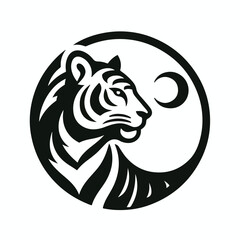 vector image of tiger logo