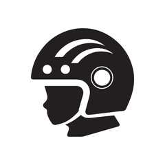  children helmet icon design template vector