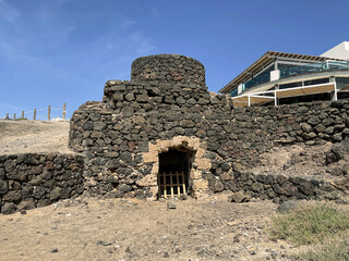 Antiguo Horno de Cal situado en el pueblo de El Cotillo, Fuerteventura