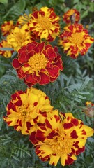 orange and yellow flowers
