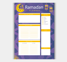 Ramadan planner template