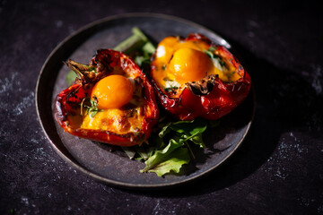 stuffed peppers with egg