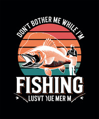 Fishing T-shirt Design