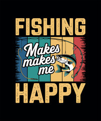 Fishing T-shirt Design