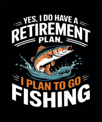 Fishing T-shirt Design