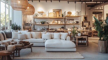 Chic home decor and furniture store
