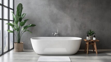 Fototapeta premium Explore stunning modern bathroom design ideas for a chic and stylish contemporary home makeover.
