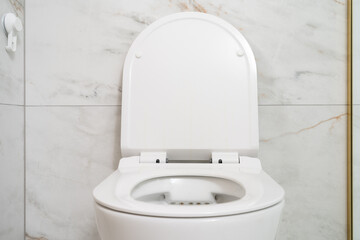 Modern bathroom design featuring a cozy sink and toilet in morning light