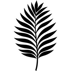 Fototapeta premium leaf silhouette vector