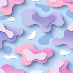 Minimalist gradient blobs overlapping soft pinks and purples with white space for modern Instagram stories