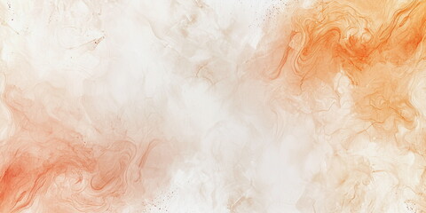 Fototapeta premium Abstract orange background. Soft watercolor stains