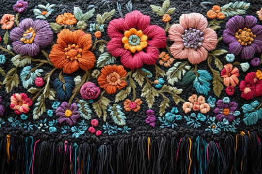 A cultural depiction of the Matyo folk art style, representing traditional Hungarian craftsmanship.