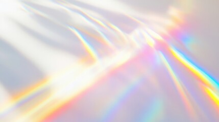 Refracted Light Bands on Gray Surface