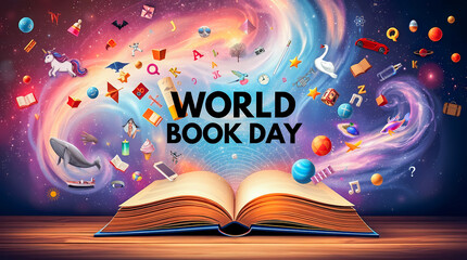 Poster to celebrate World Book Day, 6th March