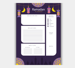 Ramadan planner template