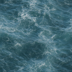 Ultra-detailed seamless texture of ocean waves showcasing water movement and intricate patterns