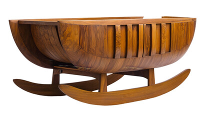 Handcrafted Wooden Baby Cradle – A Timeless Masterpiece