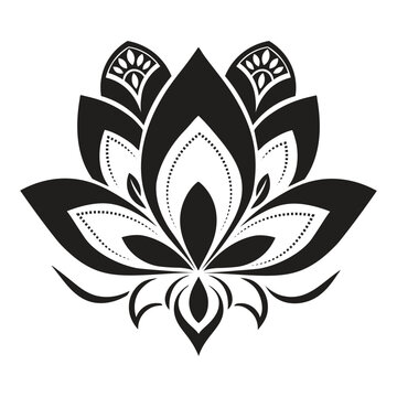 Flower mandal design art
