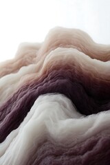 Obraz premium Subtle Gradient of Fluffy Textile Layers Creates Dreamlike Abstract View