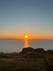 sunrise in the mountains