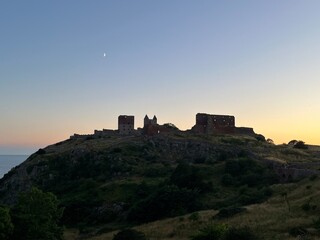 Obraz premium sunset over the fortress