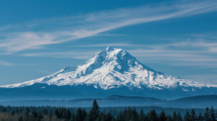 Obraz premium snow covered mountains