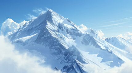 Fototapeta premium snow covered mountains