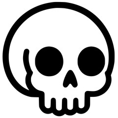 Simple skull doodle