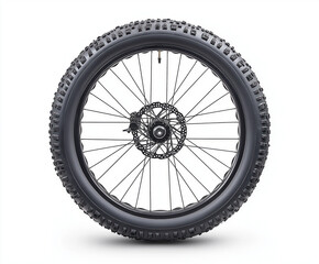 bike wheel isolated