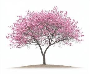 cherry blossom tree isolated