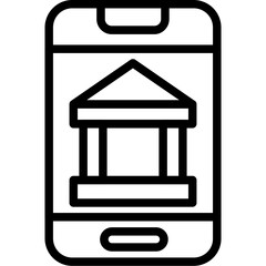 Mobile Banking App Icon