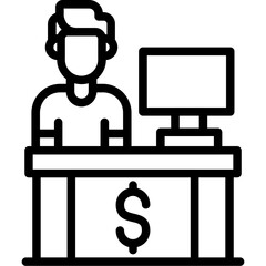 Bank Customer Service Icon